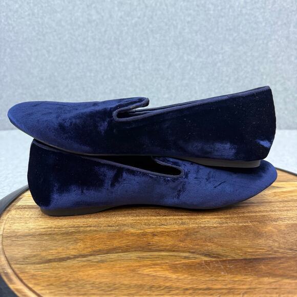 Birdies Starling Flats Women's 9.5 Navy Blue Slip On Shoes Point - Picture 6 of 7